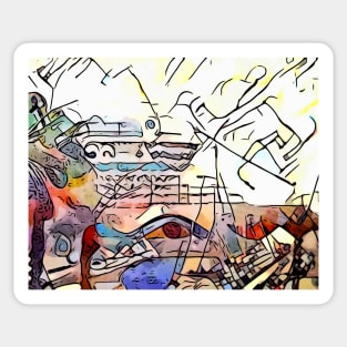 Kandinsky meets Cartagena, motif 3 Sticker